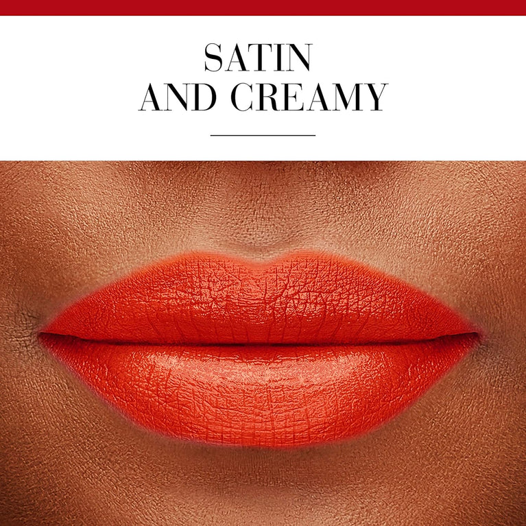 Bourjois Fabulous Rouge Bullet Lipstick in 010 Scarlet it be, Long-lasting and Enriched with Marula Oil, 2.3g