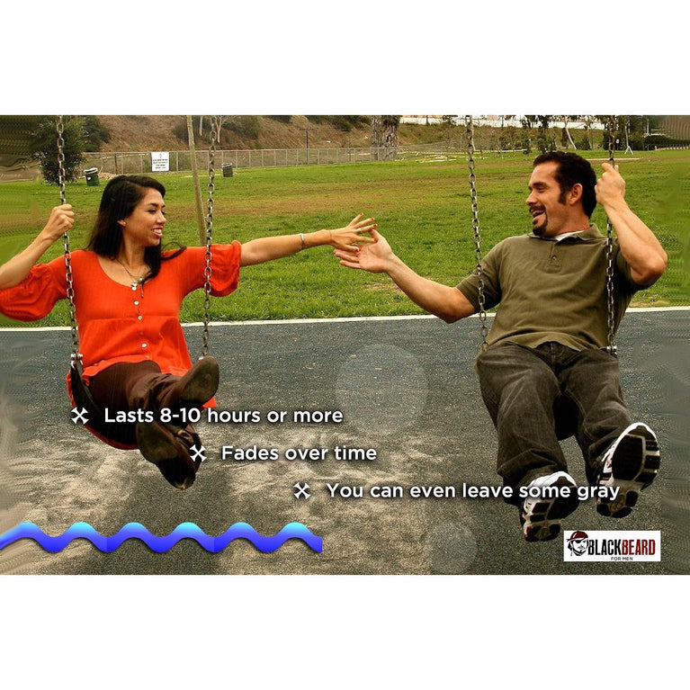 Blackbeard for Men - temporary brush on colour 12ml (0.40oz) (Black)