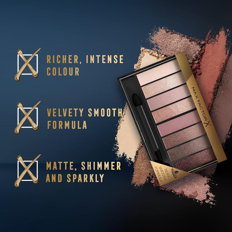 Max Factor Masterpiece Rose Nudes, Versatile Contouring Eye Shadows Palette