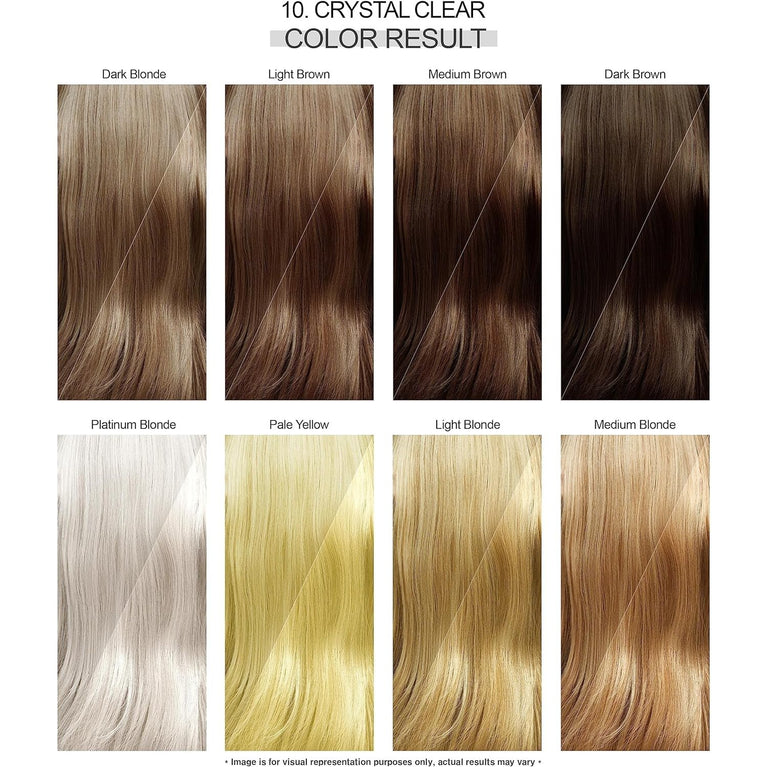 Adore Illuminating Semi Permanent Hair Dye, Crystal Clear 10