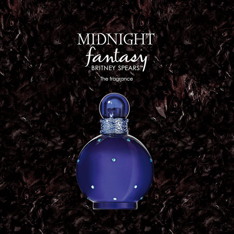 Britney Spears Midnight Fantasy Eau de Parfum, 50 ml - Sensual and Mysterious Fragrance by Britney Spears