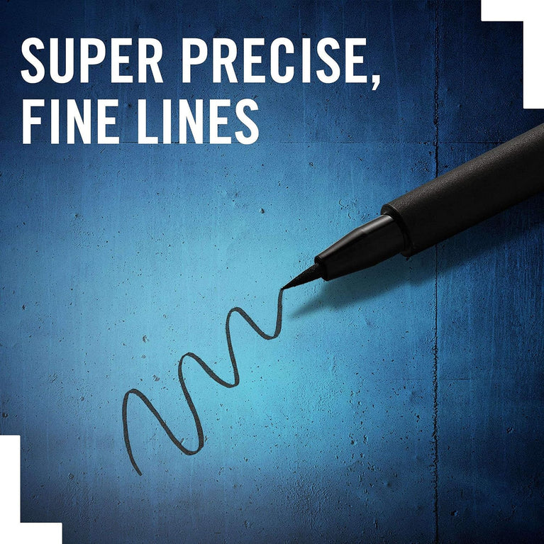Rimmel Scandal'eyes Ultra-Black, Long-Lasting Precision Liquid Eyeliner with Unique 3D Felt Tip - 1.1ml