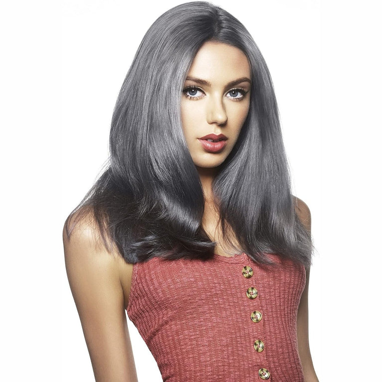 Knight & Wilson Metallic Graphite Grey Hair Dye with Shea Butter and Argan Oil for Ultra Glossy Hair
