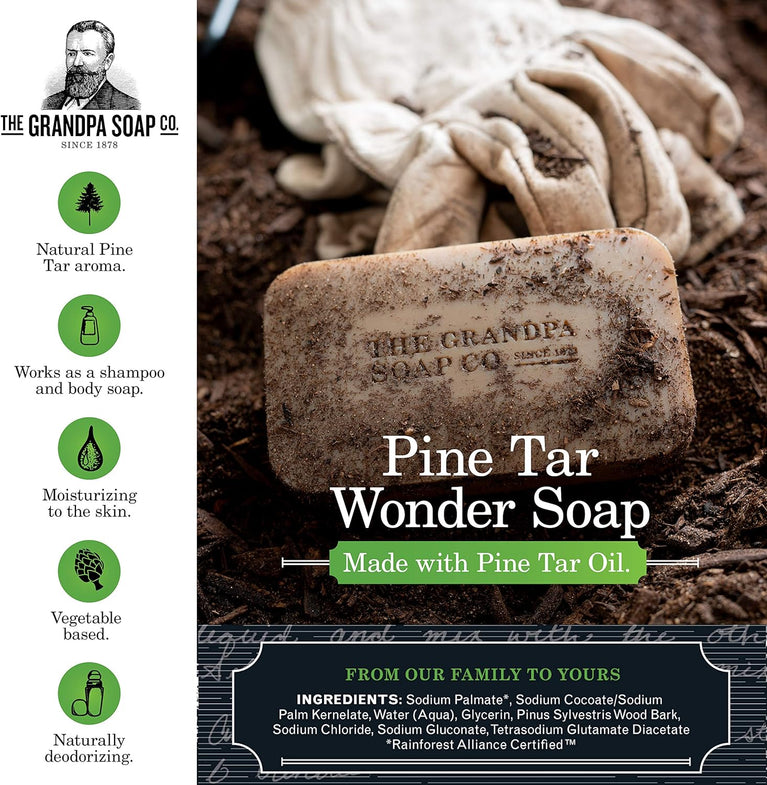 Grandpa's Pine Tar Soap 92 g