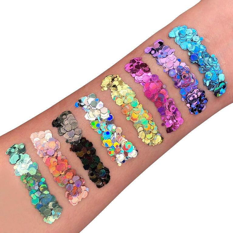 Moon Glitter's Universal Glitter Fix Gel - 10ml - Vegan Cosmetic Adhesive Primer for Face, Body, and Eyes - Suitable for all Glitter Types including Fine, Chunky, Holographic, Iridescent, and Bio