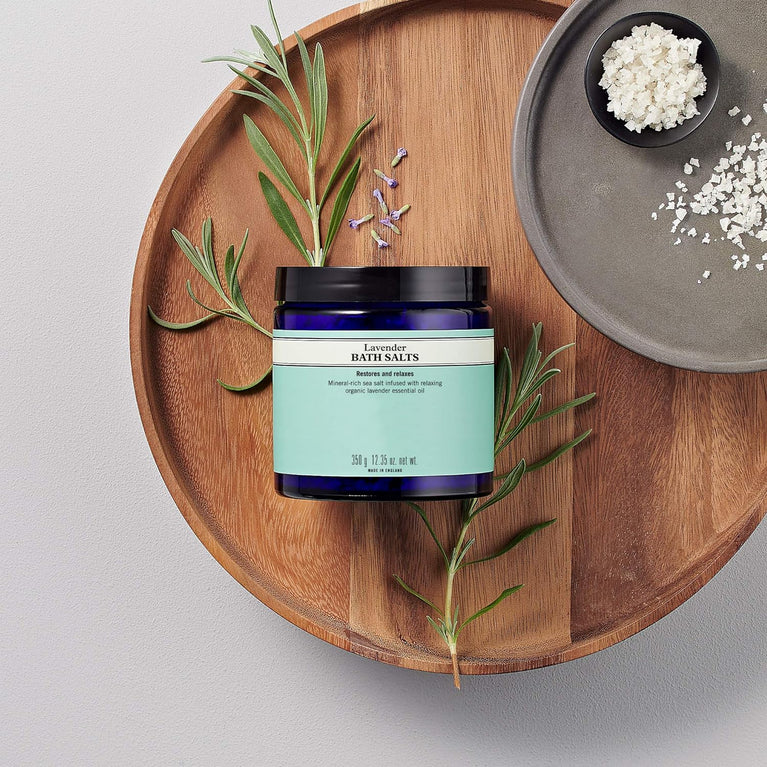 Neal's Yard Remedies Lavender Bath Salts | Restorative and Relaxing Salt Crystals | 350 g