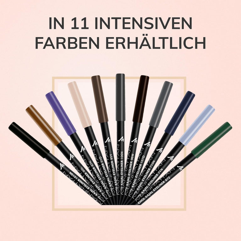 Manhattan Smudge-Proof Black Khol Kajal Eyeliner for Smokey Eyes