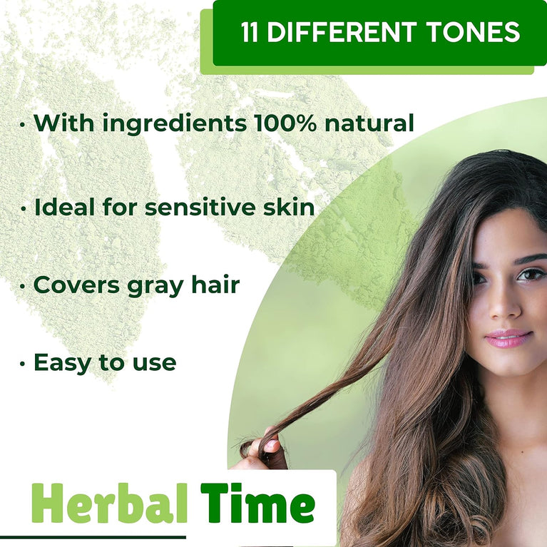 Natural Black Henna Cream Hair Dye with Nettle Extract