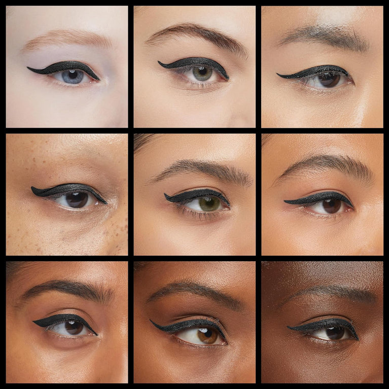 NYX Pro Makeup Intense Black Epic Ink Eyeliner, Vegan, Waterproof & Smudge-proof with Precision Felt Tip Applicator