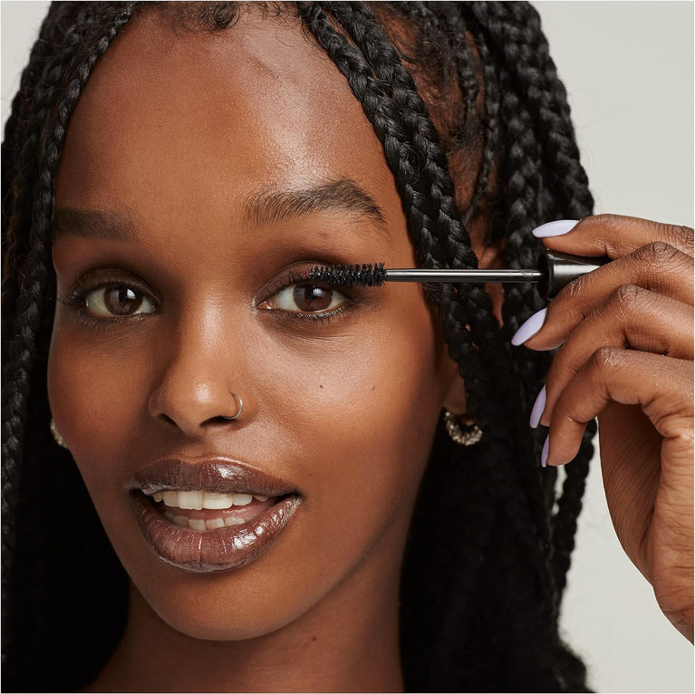 RIMMEL LONDON Extra Super Lash Mascara - 101 Black Black - Smudge-Free, Vitamin E Enriched for Healthier Lashes - Clumpless Lengthening, Defining & Curling - Long Lasting & Cruelty-Free