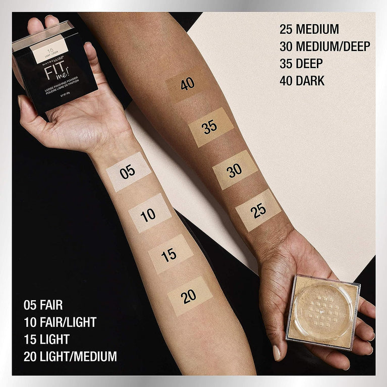 Maybelline Fit Me! Fair Light Loose Powder for Flawless Matte Finish