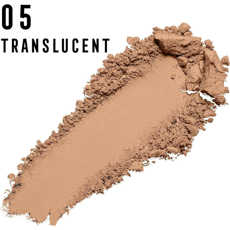 Max Factor Translucent Crème Puff Pressed Powder for Flawless Finish and Shine Control, 14g