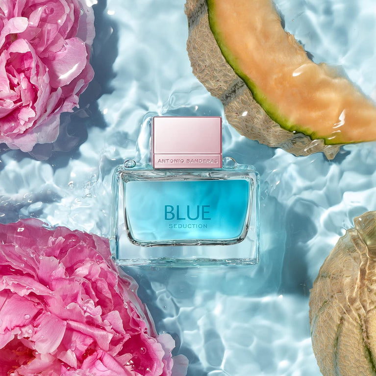 Blue Seduction Woman Eau de Toilette - Floral Aquatic Fragrance for Day Wear - 200 ml