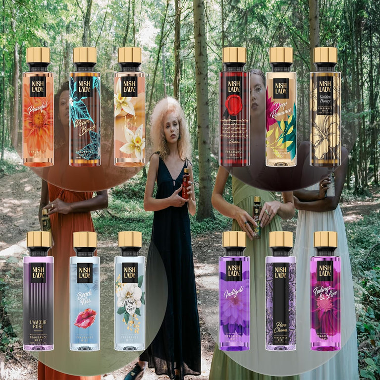 Nishlady Pure Charm Fragrance Body Spray for Women, 260 ml