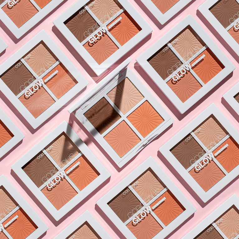 Radiant Sculpting Trio: Matte Bronzer, Blusher, and Highlighter Palette, 7.2g by Collection Cosmetics