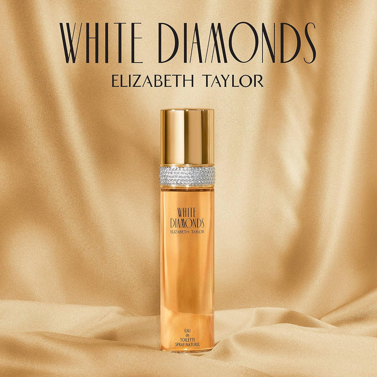 Elizabeth Taylor White Diamonds Eau De Toilette, 100 ml - Luxurious and Captivating Fragrance