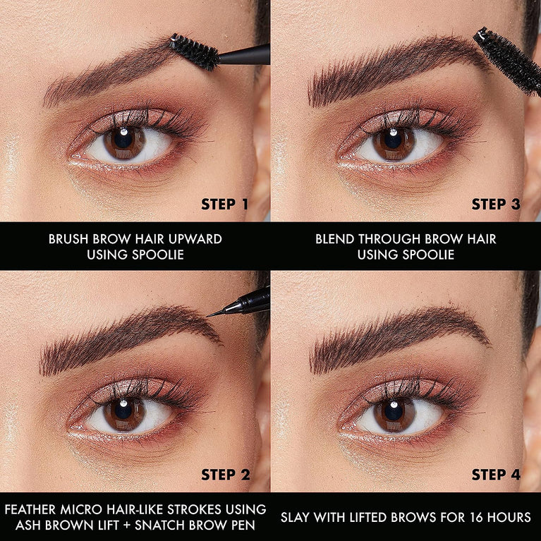 NYX Professional Brow Lift & Snatch Tint Pen in Ash Brown - Smudge-Proof and Transfer-Proof