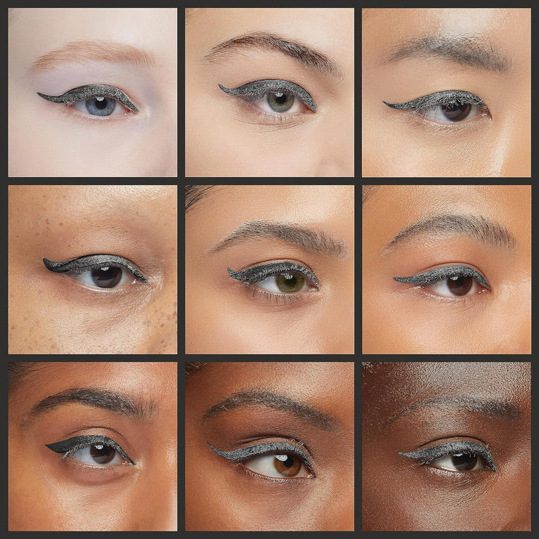 e.l.f. Jet Black Expert Liquid Eyeliner, Non-Smudging, Long-Lasting Precision Brush, Enhancer & Definer, Travel-Friendly, 4.2ml, Cruelty-Free and Vegan