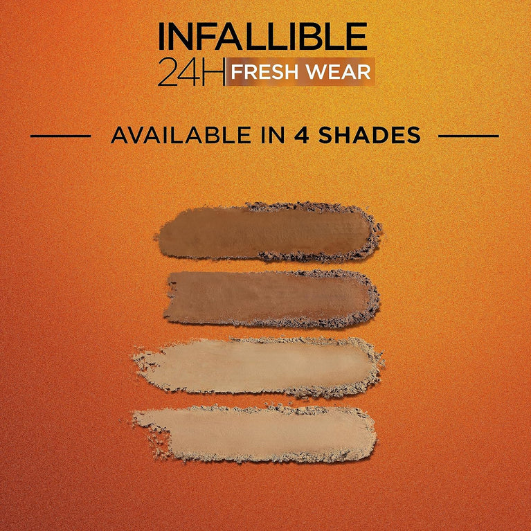 L'Oréal Paris Infallible 24H Soft Matte Bronzer - Waterproof, Heatproof, 24H Longwear in 300 Light Medium Shade
