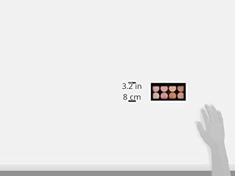 Revolution Beauty Ultra Blush Palette - 8 Matte and Shimmer Shades with Mirror, Sugar & Spice Edition - Cruelty-Free