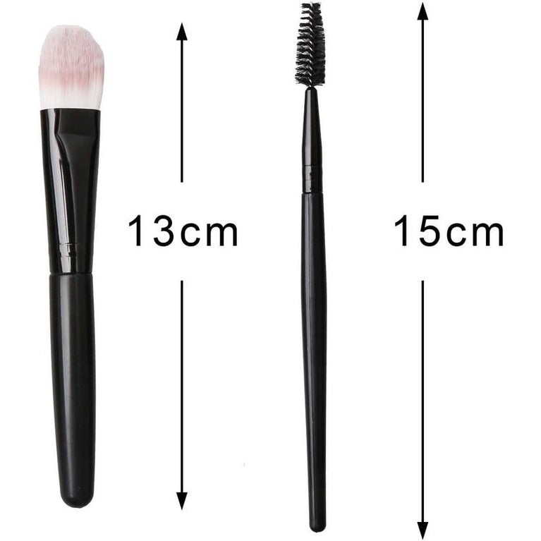 ZHIYE 20-Piece Professional Makeup Brush Set with Soft Synthetic Bristles and Money Back Guarantee