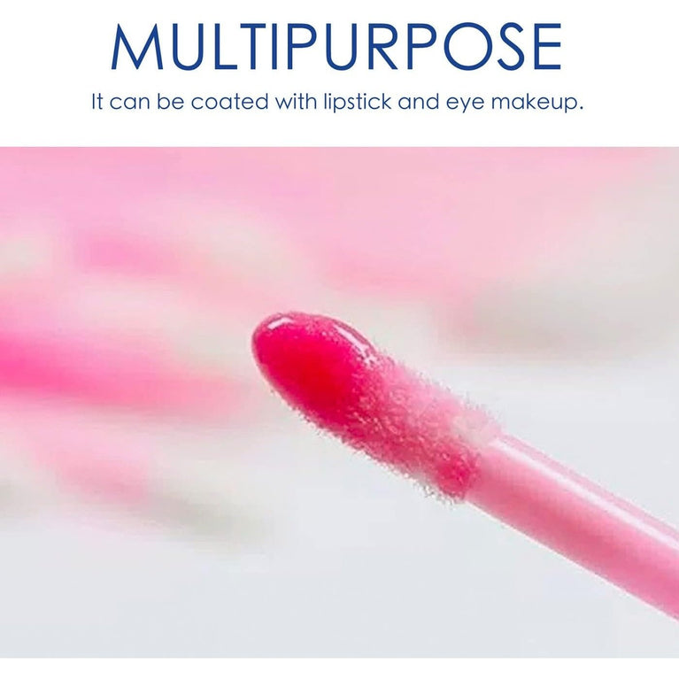 200-Piece Disposable Lip Gloss Application Set with Soft Bristle Wands for Lipstick and Concealer Application