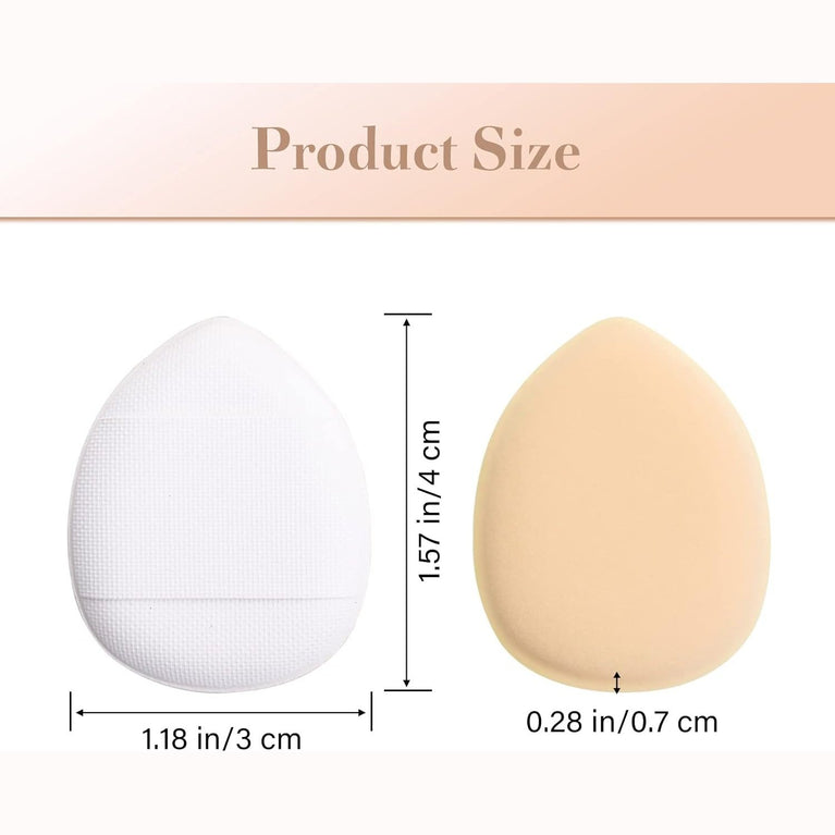 12-Pack Multi-Color Mini Beauty Blender Set with Finger Strap - Makeup Sponges for Flawless Application of Liquid & Dry Products