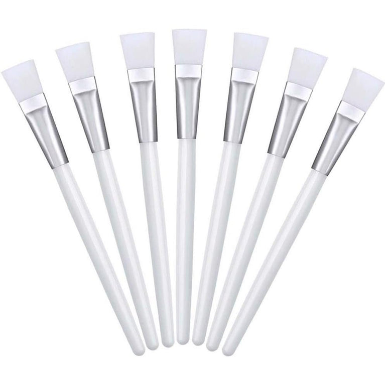 24-piece set of multi-functional soft silicone facial mask brushes for skincare applications, suitable for sensitive skin