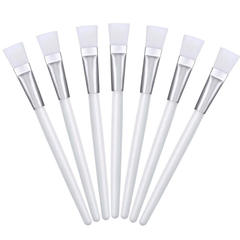 24-piece set of multi-functional soft silicone facial mask brushes for skincare applications, suitable for sensitive skin