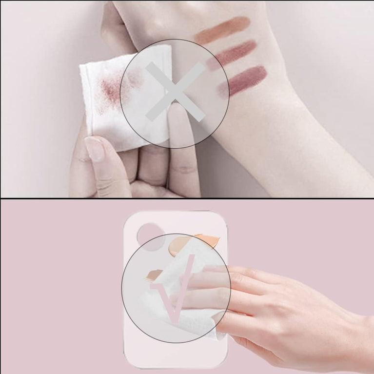 High-Quality Cosmetic Mixing Palette with Dual-End Spatulas, Portable and Reusable for Makeup and Nail Art Applications