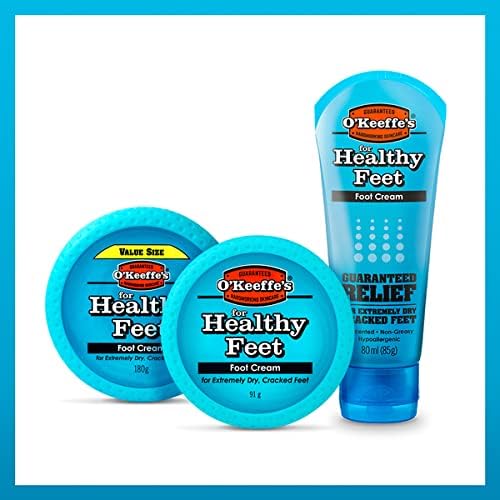 O'Keeffe's Superior Hydration Foot Cream, 80ml – Ultimate Solution for Severely Dry, Cracked Feet
