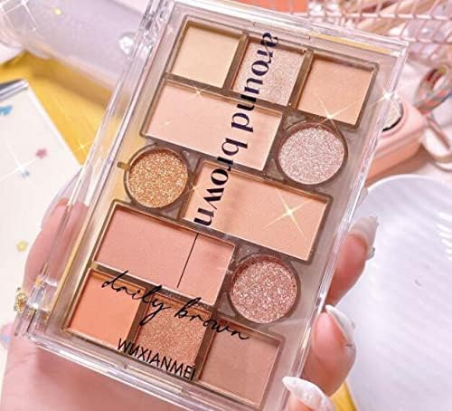 Hazelnut Latte Multi-Purpose Eyeshadow, Bronzer and Face Contour Makeup Palette by Around Brown