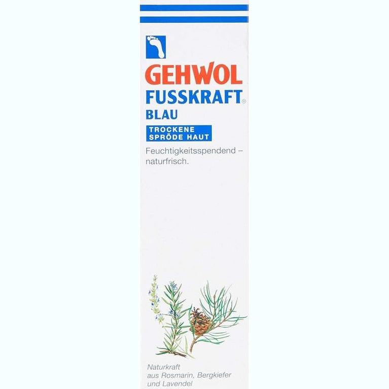 Gehwol Nourishing Foot Cream with Anti-Fungal Formula, 125ml Tube, Blue