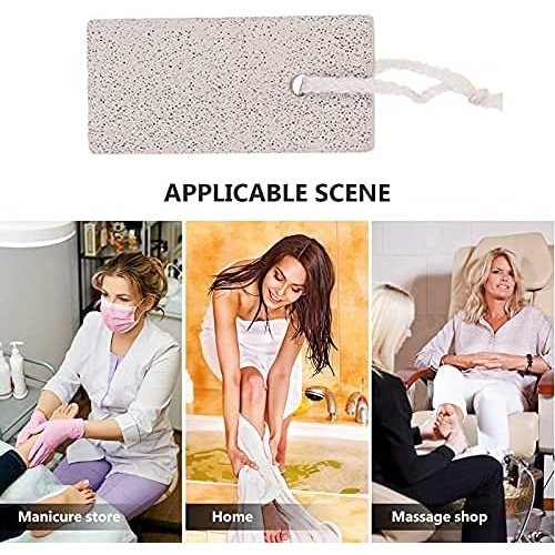 Natural Pumice Stone Foot Scrubber for Exfoliation – Effective Callus Remover and Dead Skin Eradicator for Hands and Feet, Easy To Use and Stylishly Compact