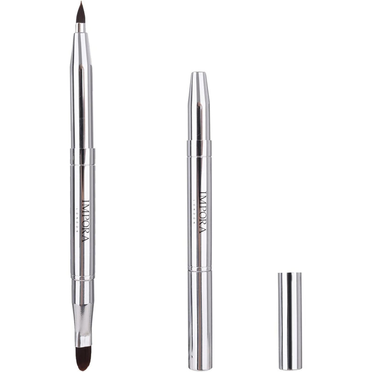 Impora London's Compact Travel-Friendly Retractable Lip Brush - Lightweight, Convenient for Handbag Storage