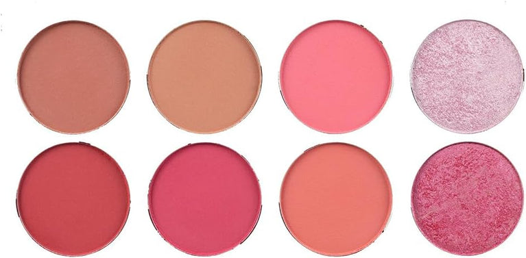 Revolution Beauty Ultra Blush Palette - 8 Matte and Shimmer Shades with Mirror, Sugar & Spice Edition - Cruelty-Free