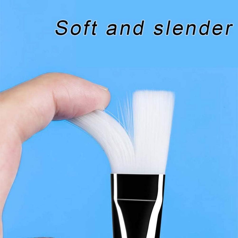 24-piece set of multi-functional soft silicone facial mask brushes for skincare applications, suitable for sensitive skin