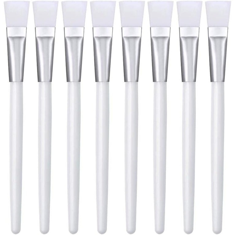 24-piece set of multi-functional soft silicone facial mask brushes for skincare applications, suitable for sensitive skin