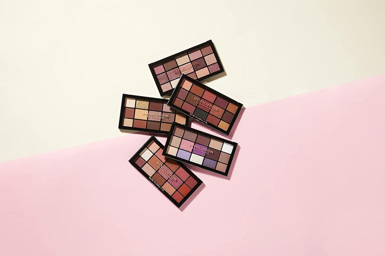 Revolution Beauty London Iconic 3.0, 15 Highly Pigmented Eyeshadow Shades, Matte and Shimmer Finishes, Reloaded Palette, 15 x 0.03 oz/1.10g