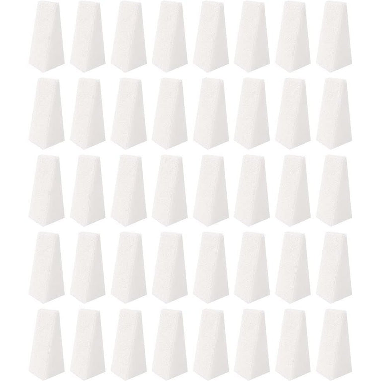 40-Piece Set of Triangle Shaped Nail Art and Makeup Sponges, Hypoallergenic Cosmetic Sponge