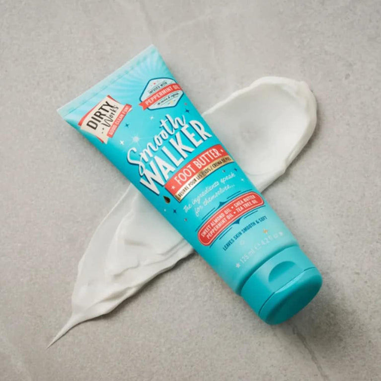 Dirty Works Refreshing Foot Therapy, Vegan Peppermint and Tea Tree Foot Cream, 125ml