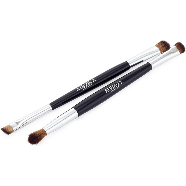 Eye Makeup Brush Set - Versatile Double-Ended Brushes for Flawless Eye Looks on the Go