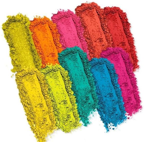 Vibrant Neon Spectrum 10 Shade Palette by Profusion Cosmetics, Multicolour