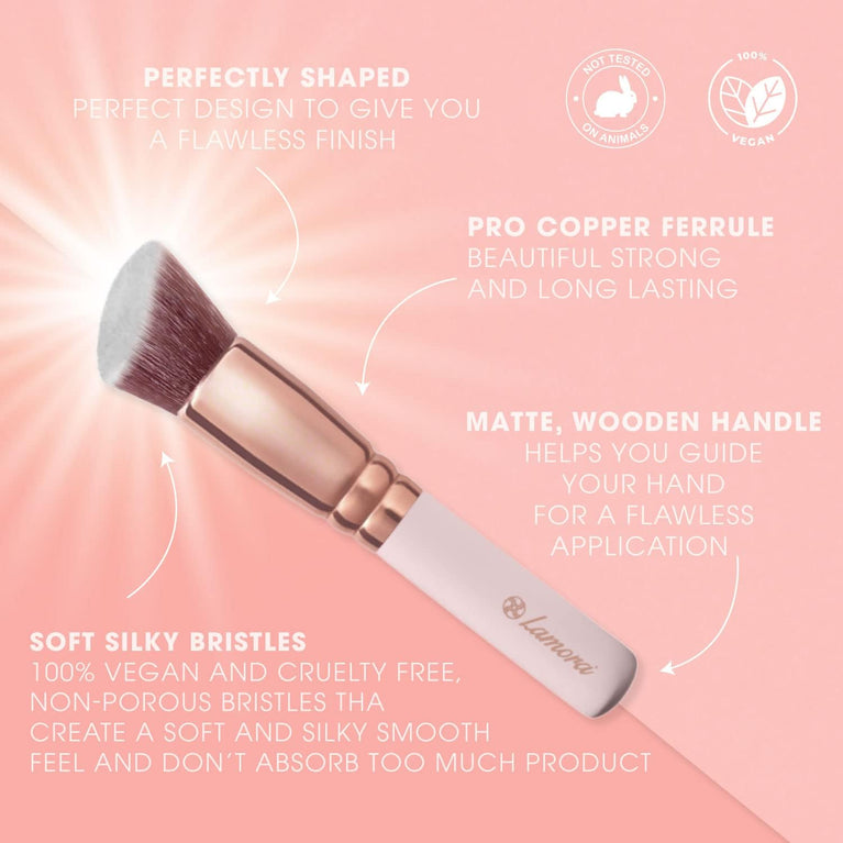 10 Synthetic Brushes for Face and Eye Makeup for Flawless Application of Liquid, Cream, and Powder Products