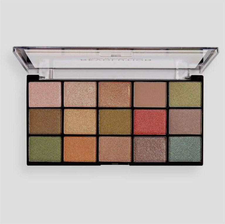Revolution Beauty London Iconic 3.0, 15 Highly Pigmented Eyeshadow Shades, Matte and Shimmer Finishes, Reloaded Palette, 15 x 0.03 oz/1.10g