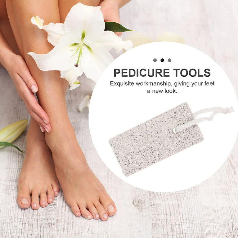 Natural Pumice Stone Foot Scrubber for Exfoliation – Effective Callus Remover and Dead Skin Eradicator for Hands and Feet, Easy To Use and Stylishly Compact
