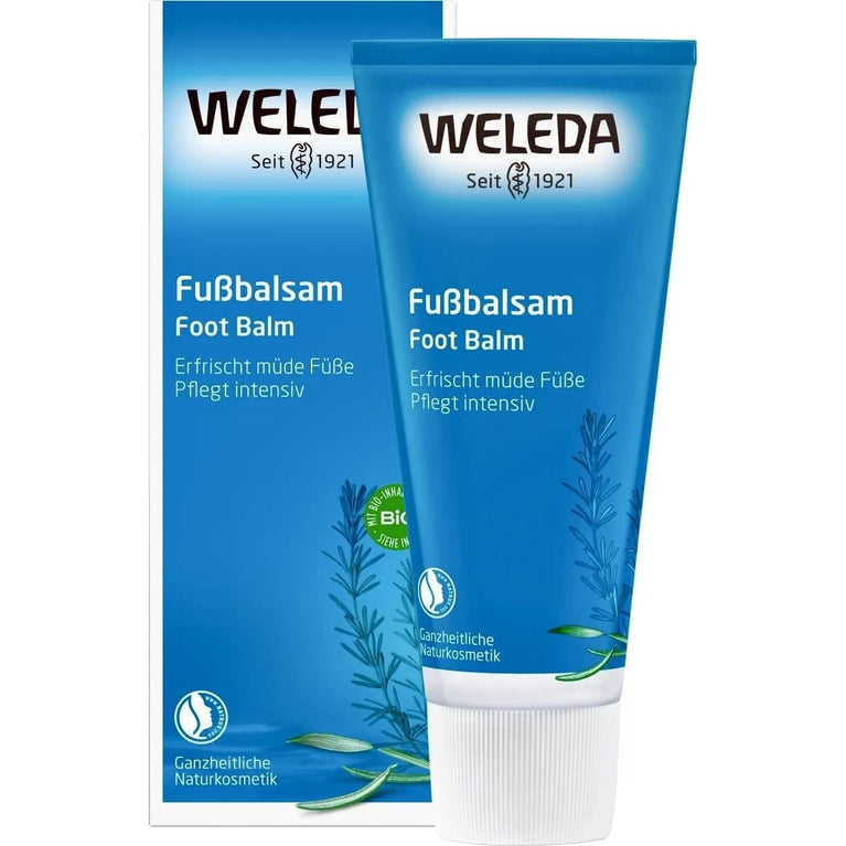 Weleda 75ml Refreshing and Soothing Foot Balm for Soft, Smooth, and Odor-Free Feet