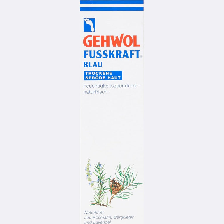 Gehwol Nourishing Foot Cream with Anti-Fungal Formula, 125ml Tube, Blue