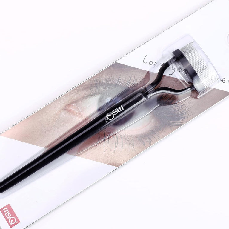 Eyelash Grooming Tool with Curved Comb for Flawless Mascara Application