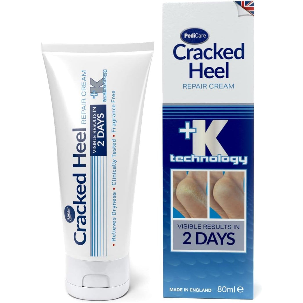 PEDICARE Advanced Formula for Cracked Heels | 48-hour Rejuvenating Skin Care Cream - Fragrance-Free 80ml Size